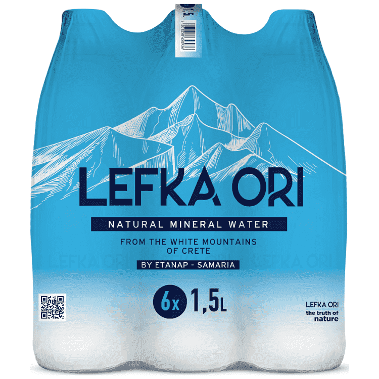 Λευκά Όρη Φυσικό Μεταλλικό Νερό 1,5lt