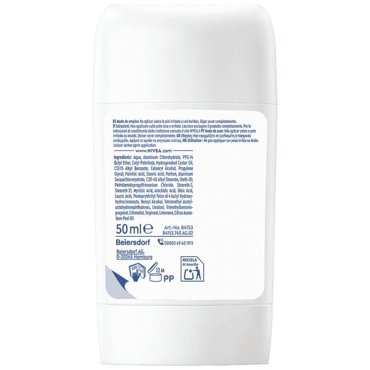 Nivea Αποσμητικό Σώματος Γυναικείο Black & Invisible Stick 50ml