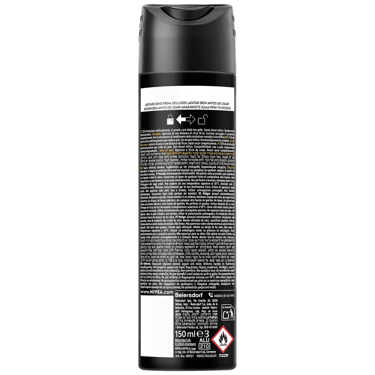 Nivea Men Αποσμητικό Σώματος Σπρέι Black & White Night 150ml