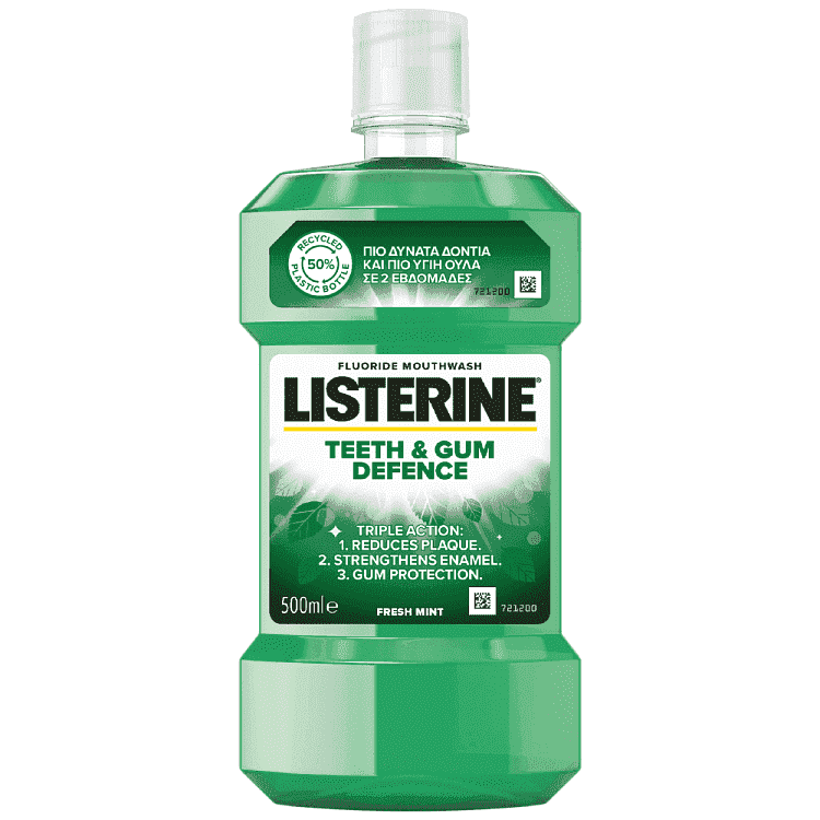 Listerine Teeth & Gum Defence Στοματικό Διάλυμα 500ml