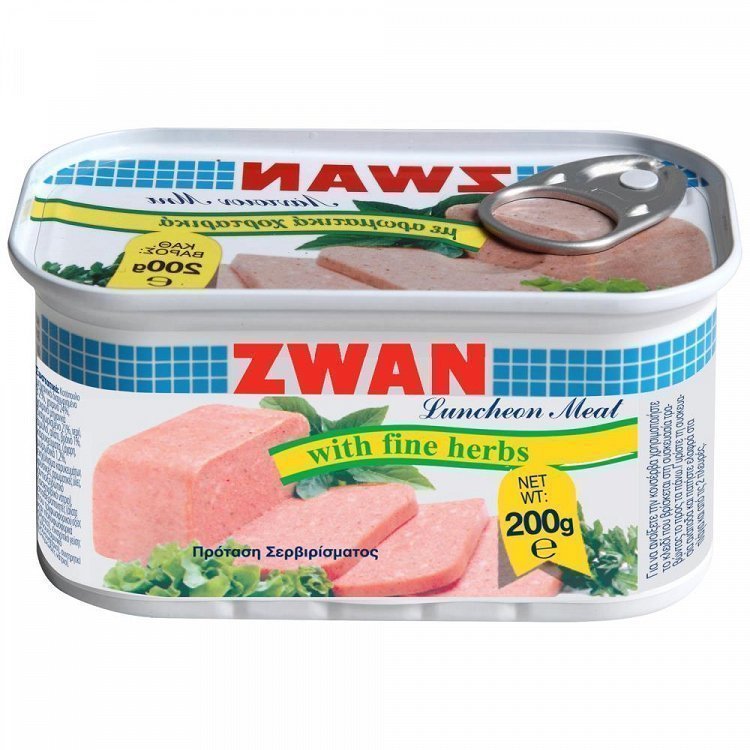 Zwan Luncheon Meat Αρωματικά Χορταρικά 200gr