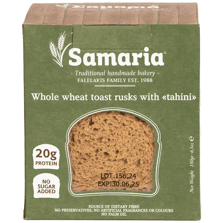 Σαμαριά Παξιμάδι Με Ταχίνι 180gr