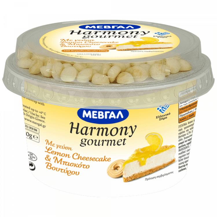 Harmony Gourmet Λεμόνι-Cheesecake + Μπισκότο 160gr