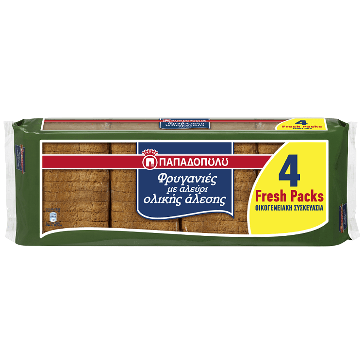 Παπαδοπούλου Φρυγανιά Ολικής Άλεσης 320gr