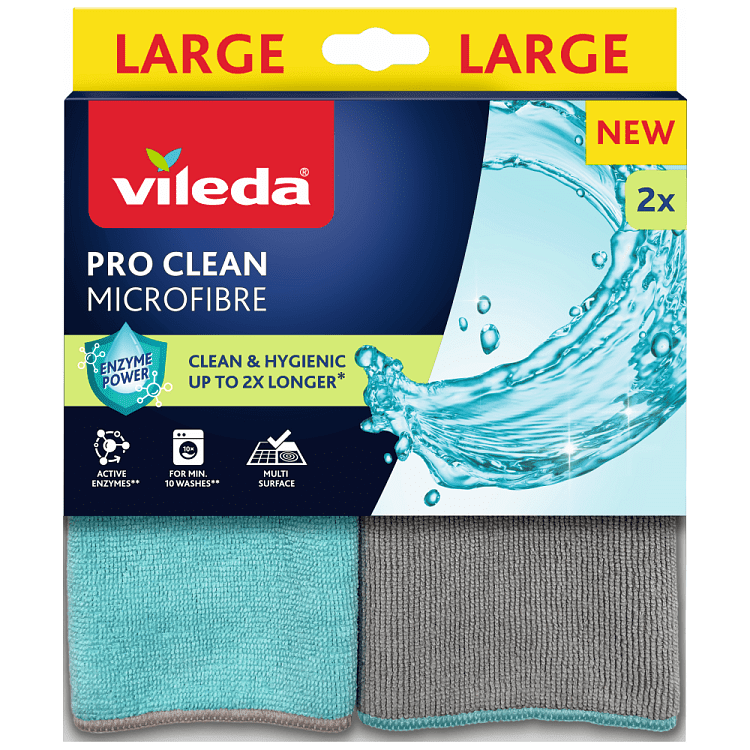 Vileda Πετσέτα Μικροινών Pro Clean 2τεμ