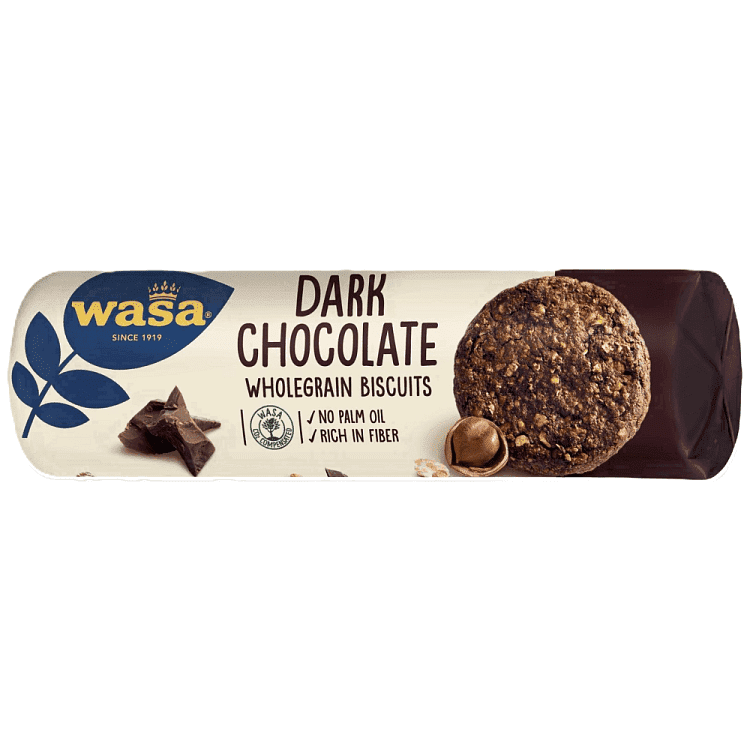 Wasa Μπισκότα Dark Chocolate 230gr