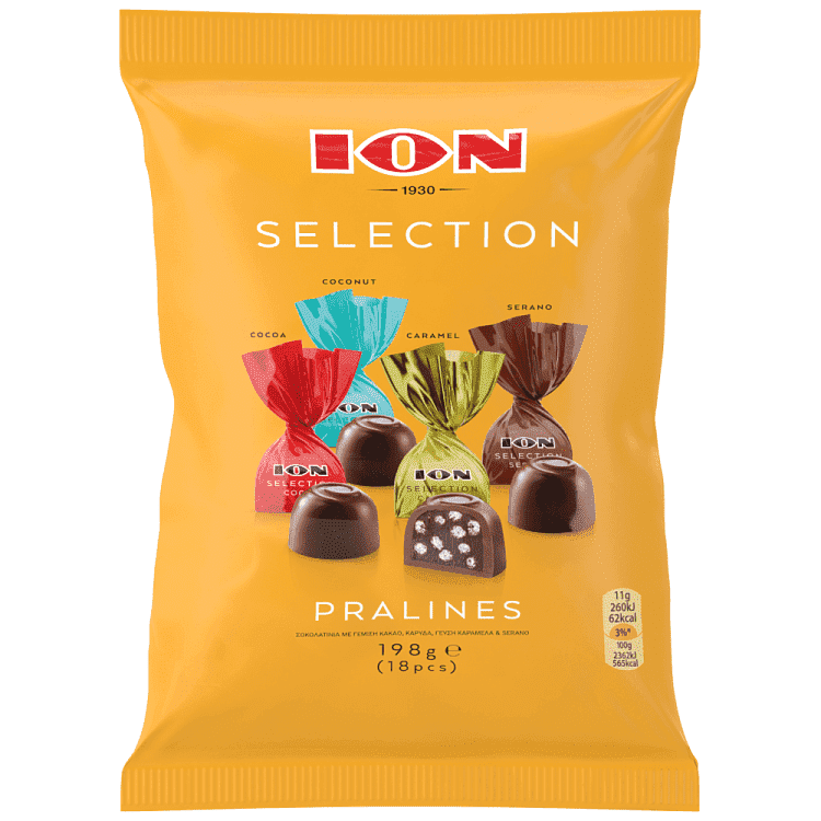 ION Selection Σοκολατάκια Pralines 198gr