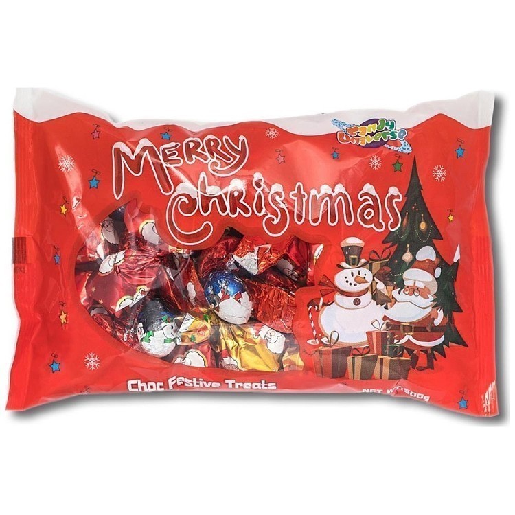 Oscar Χριστουγεννιάτικη Ποικιλία Σε Σοκολατάκια Σακούλα 500gr