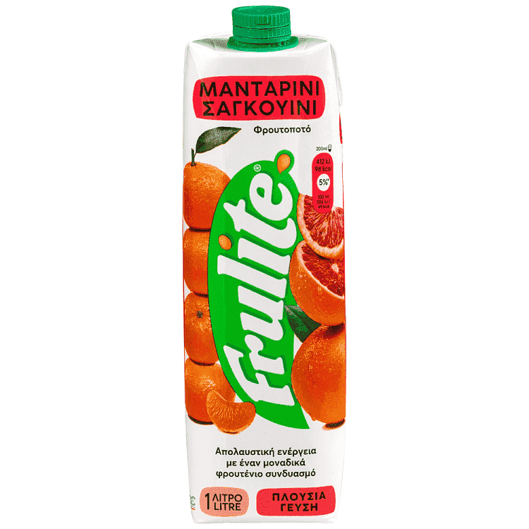 Frulite Φρουτοποτό Μανταρίνι Σαγκουίνι 1lt