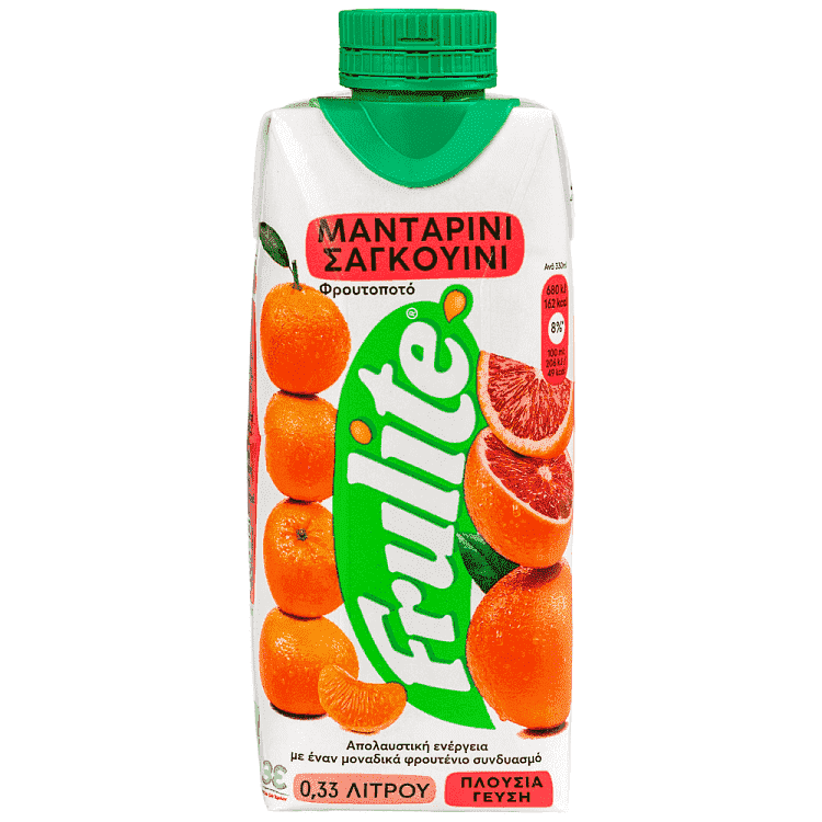 Frulite Φρουτοποτό Μανταρίνι Σαγκουίνι 330ml