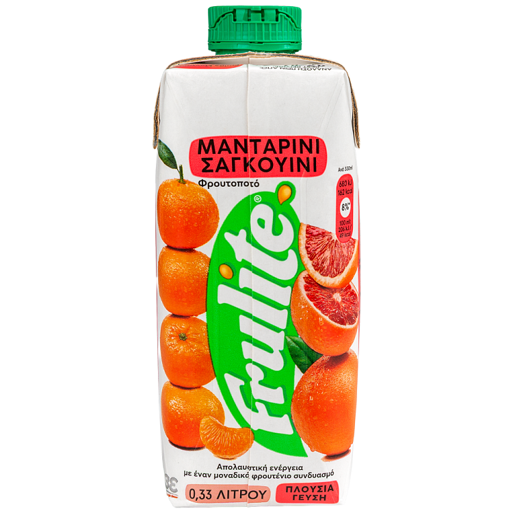 Frulite Φρουτοποτό Μανταρίνι Σαγκουίνι 330ml