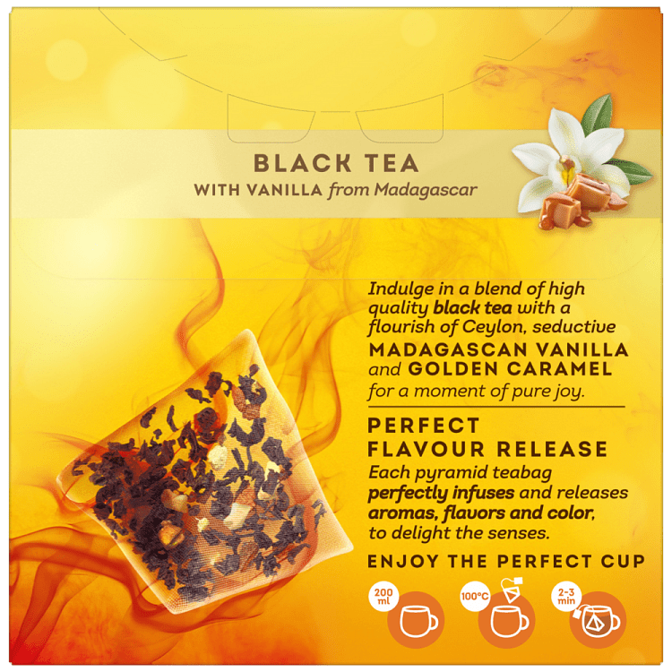 Lipton Μαυρο Τσάι Βανίλια-Καραμέλα 20x1,7gr