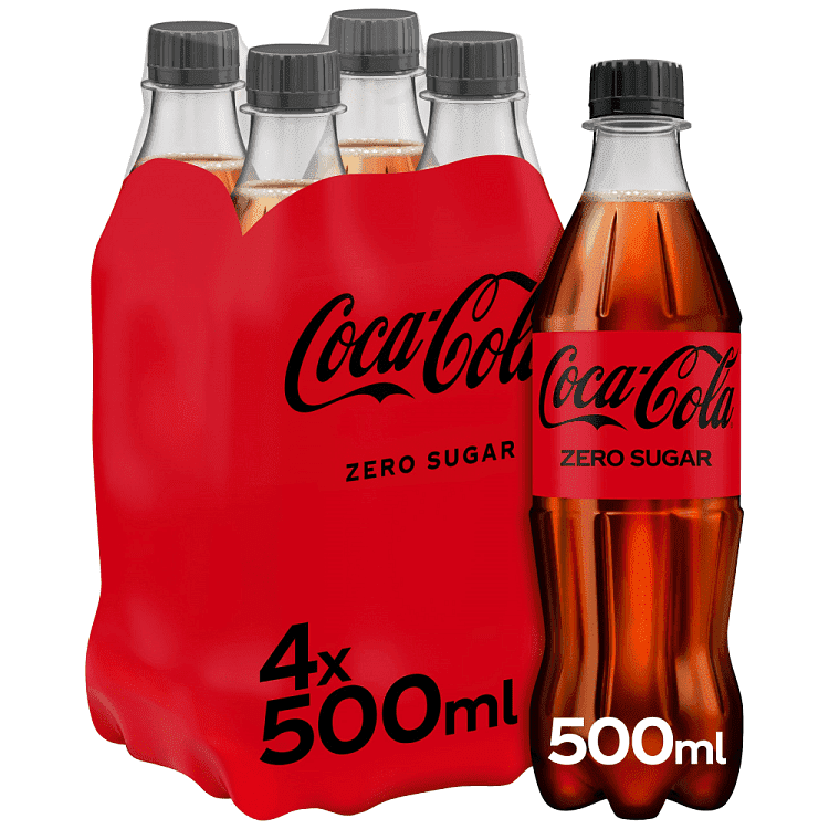 Coca-Cola Zero 4x500ml
