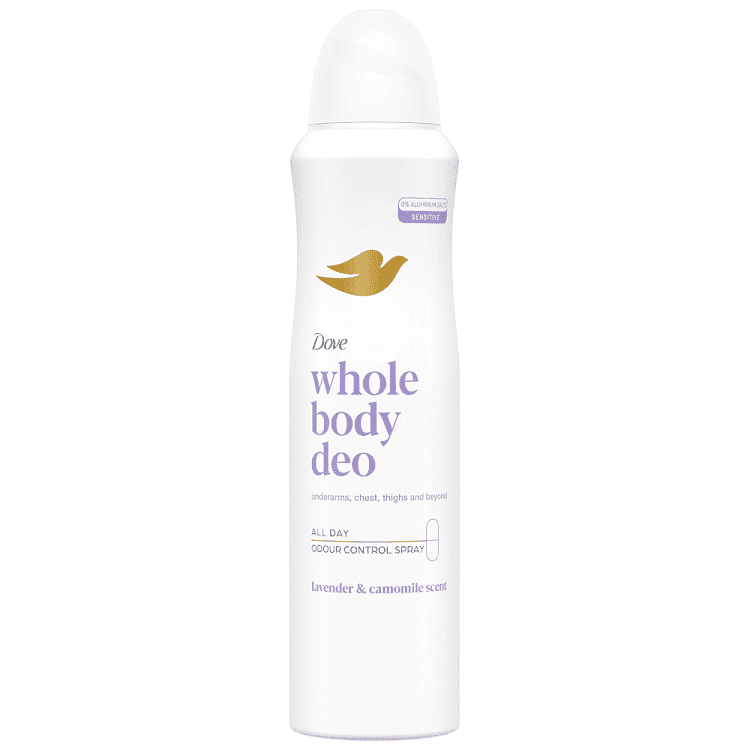 Dove Whole Body Deo Spray Lavender 150ml