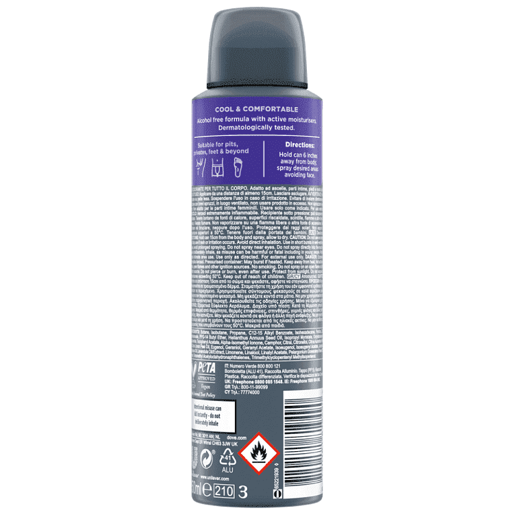 Dove Men Whole Body Deo Spray Fig & Suede 150ml