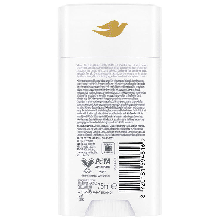 Dove Whole Body Deo Stick Levander 75ml