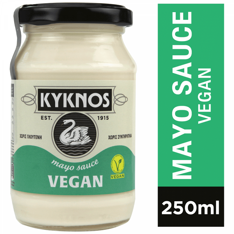 Kyknos Μαγιονέζα Vegan Γυάλινο Βάζο 250ml