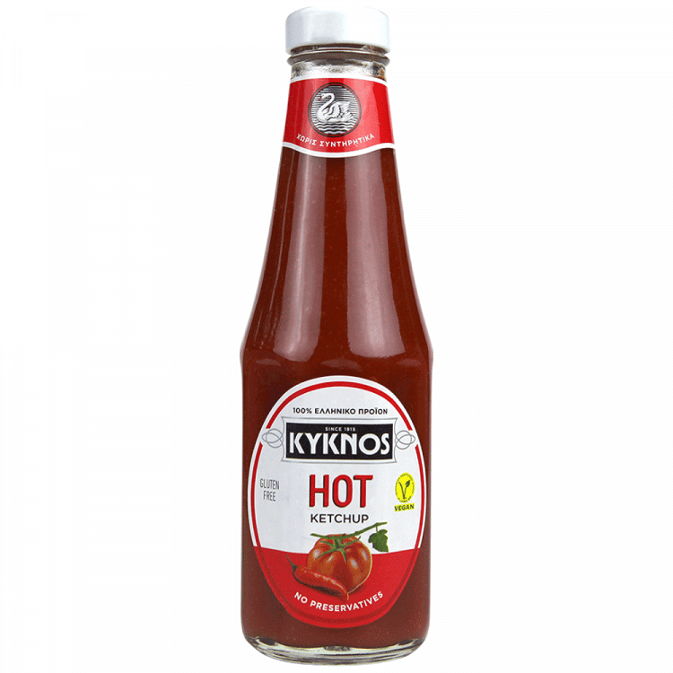 Kyknos Κέτσαπ Hot 330gr