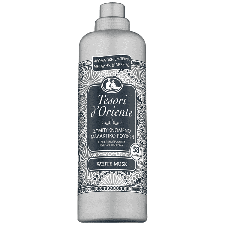 Tesori D'oriente Mαλακτικό Ρούχων White Musk 58μεζ 1,160ml