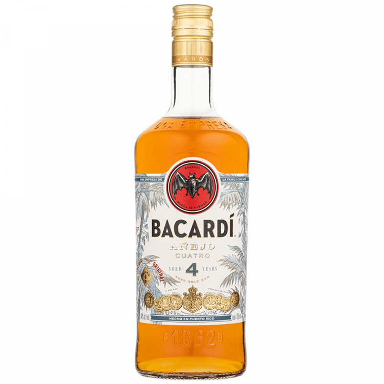 Bacardi Cuatro 40% Ρούμι 4 Ετών 700ml