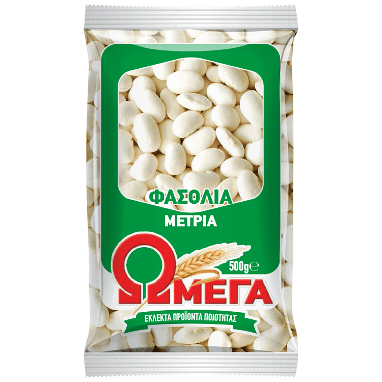 Ωμέγα Φασόλια Μέτρια 500gr