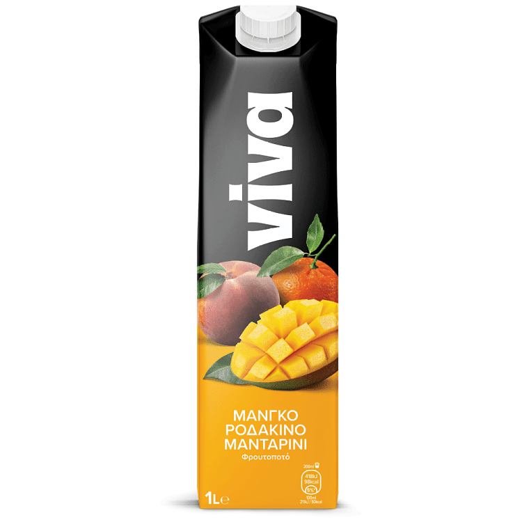 Viva Μάνγκο Ροδάκινο Μανταρίνι 1lt