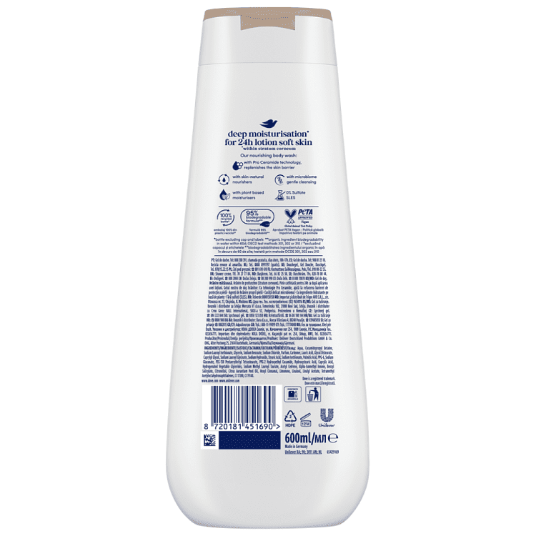 Dove Αφρόλουτρο Silk 600ml