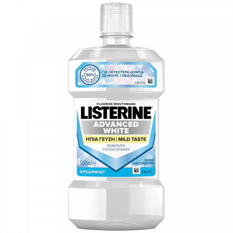 Listerine Στοματικό Διάλυμα Advance White 500ml