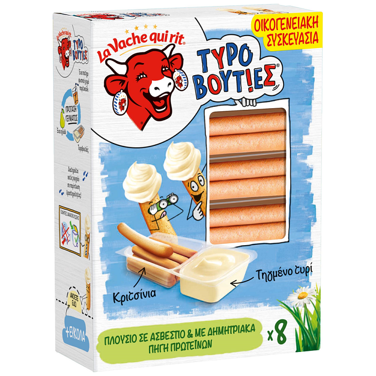 La Vache Quit Rit Τυροβουτιές Family Pack 280gr 8τεμ