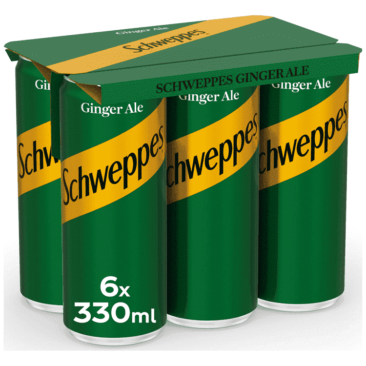 Schweppes Ginger Ale 330ml 6 τεμ.