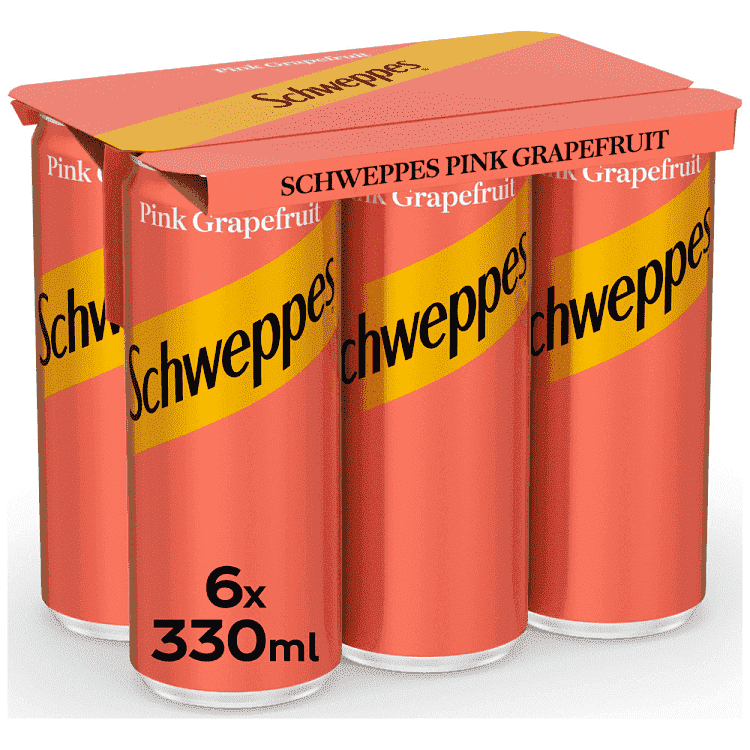 Schweppes Pink Grapefruit 6x330ml