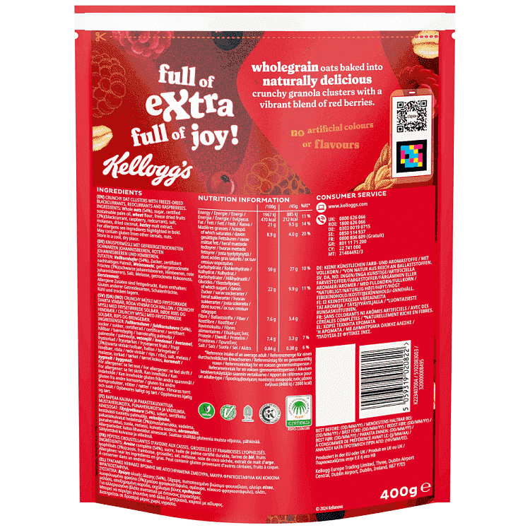 Kellogg's Extra Red Fruit 450gr