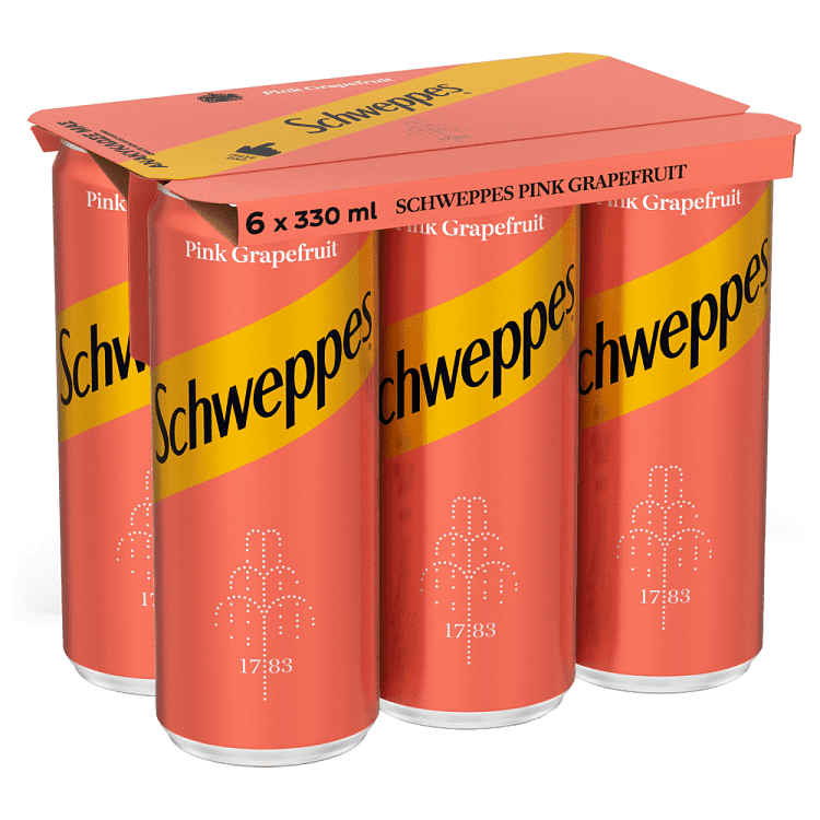 Schweppes Pink Grapefruit 6x330ml