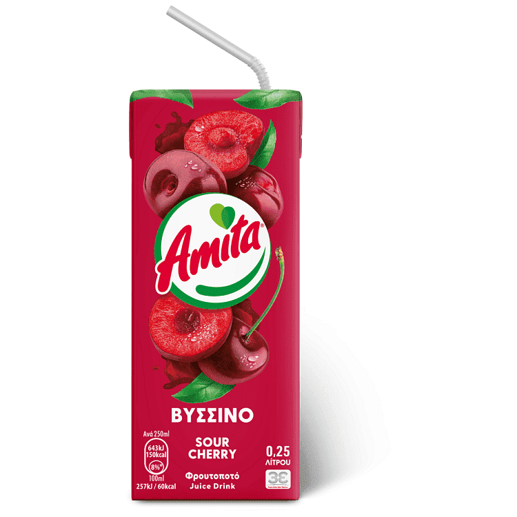 Amita Φρουτοποτό Βύσσινο 250ml 1τεμ