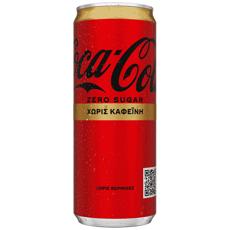 Coca Cola Zero Χωρίς Καφείνη Τεμάχιο 330ml
