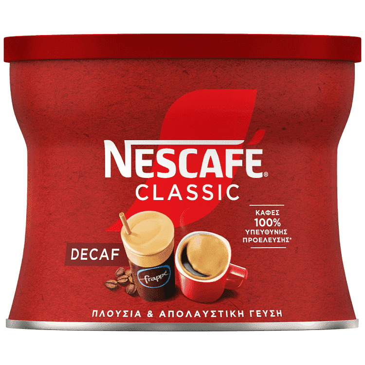 Nescafe Στιγμιαίος Καφές Decaf 100gr