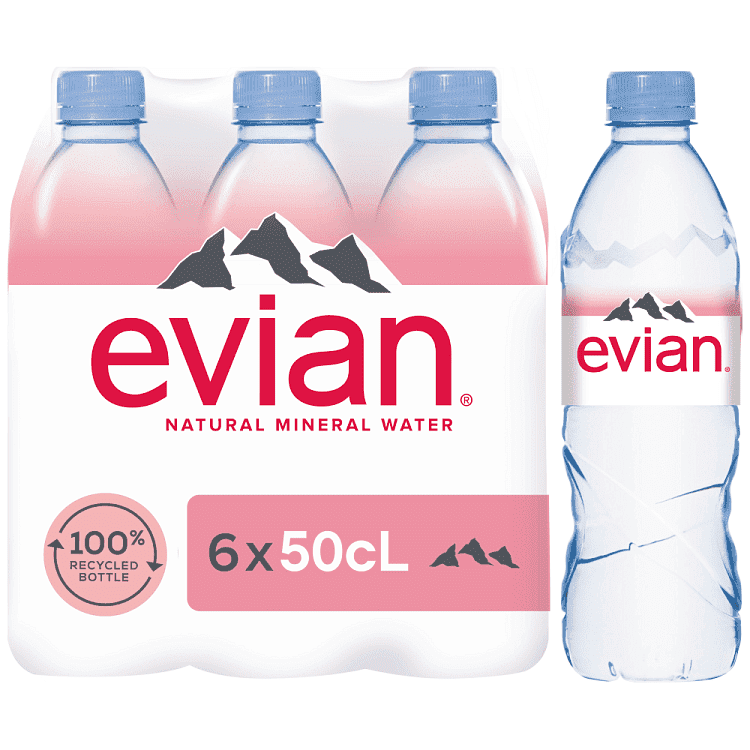 Evian Μεταλλικό Νερό 6x500ml
