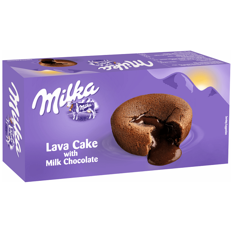 Milka Lava Cake Κατεψυγμένα 180gr 2τεμ
