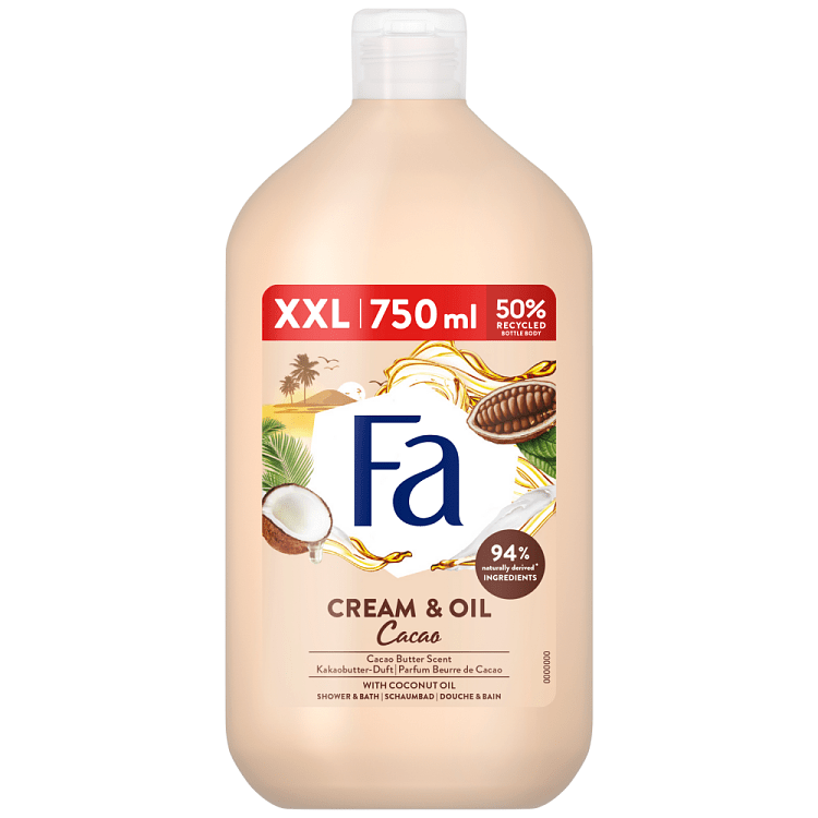Fa Foam Bath Cream & Oil Cacao & Coco 750ml