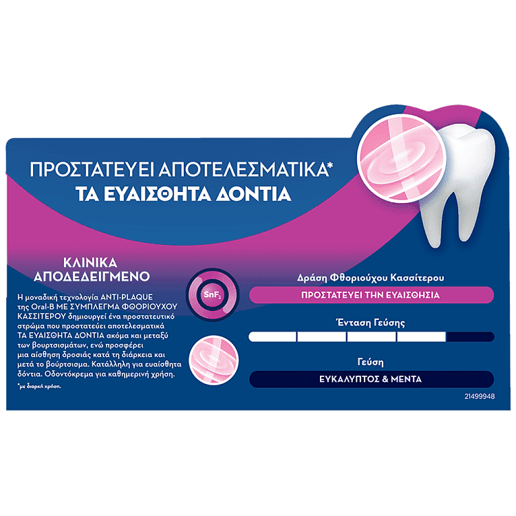Oral B Adv Sesitive Calm Οδοντόκρεμα 75ml