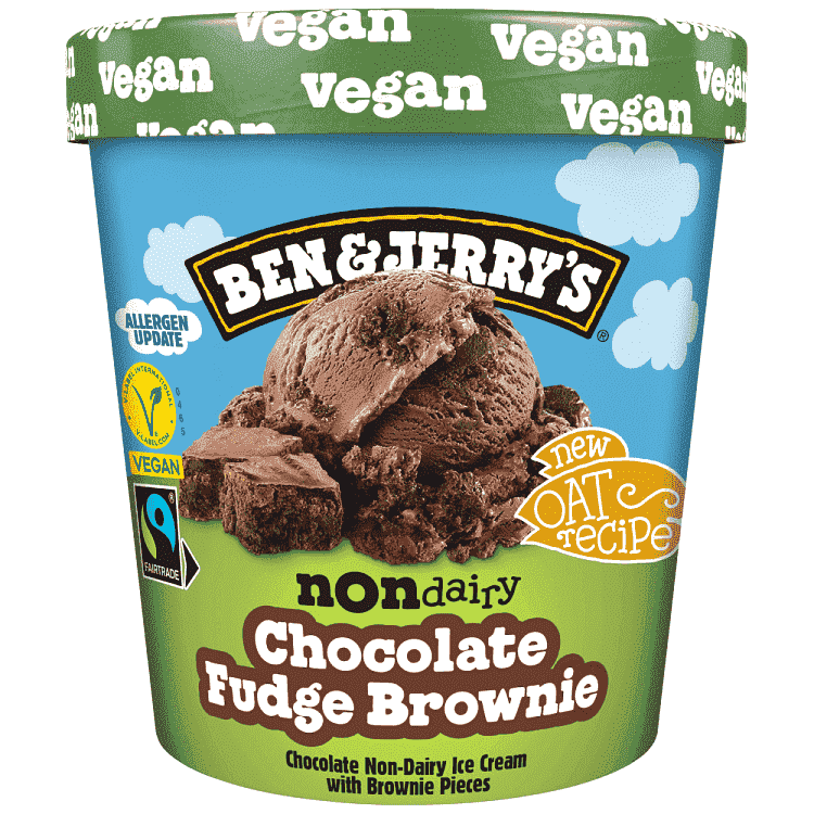 Ben & Jerrys Non-Diary Chocolate Fudge Brownie 385gr