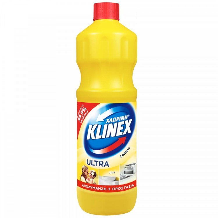 Klinex ΧΛΩΡΙΝΗ Ultra Protection Παχύρρευστη Lemon 1250ml