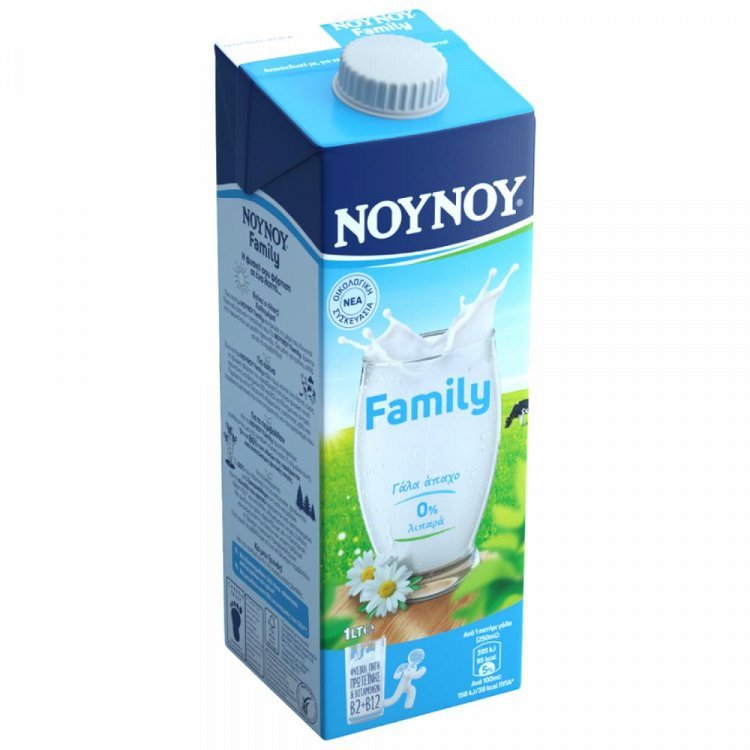ΝΟΥΝΟΥ Family Γάλα 0% Λιπαρά 1lt