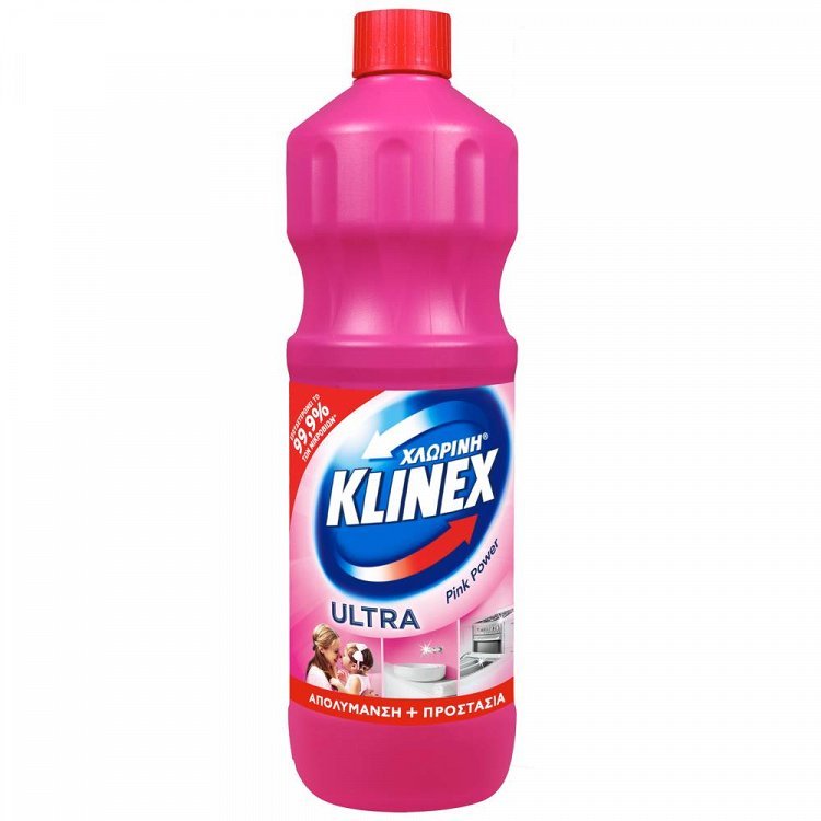 Klinex ΧΛΩΡΙΝΗ Ultra Protection Παχύρρευστη Pink Power 1250ml