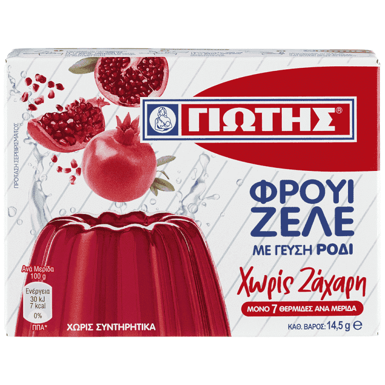 Γιώτης Φρουι Ζελέ Ρόδι Χωρίς Ζάχαρη 14,5gr