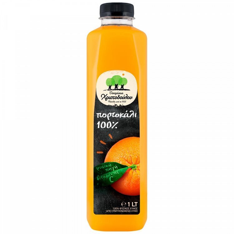 Χριστοδούλου Φυσικός Χυμός Πορτοκάλι 1 lt