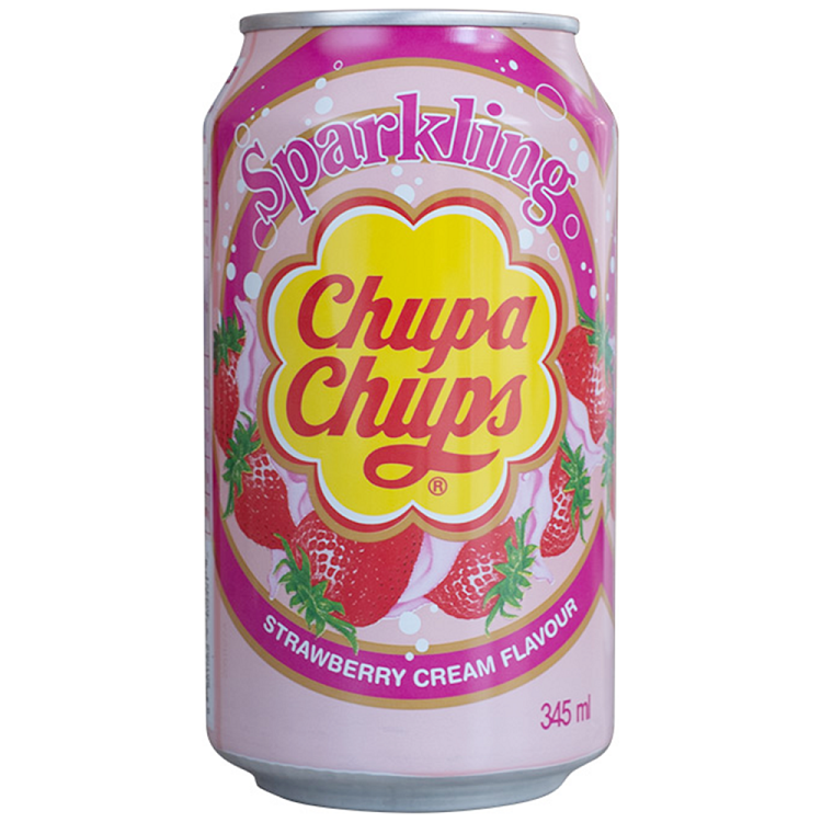 Chupa Chups Αναψυκτικό Strawberry & Cream 345ml