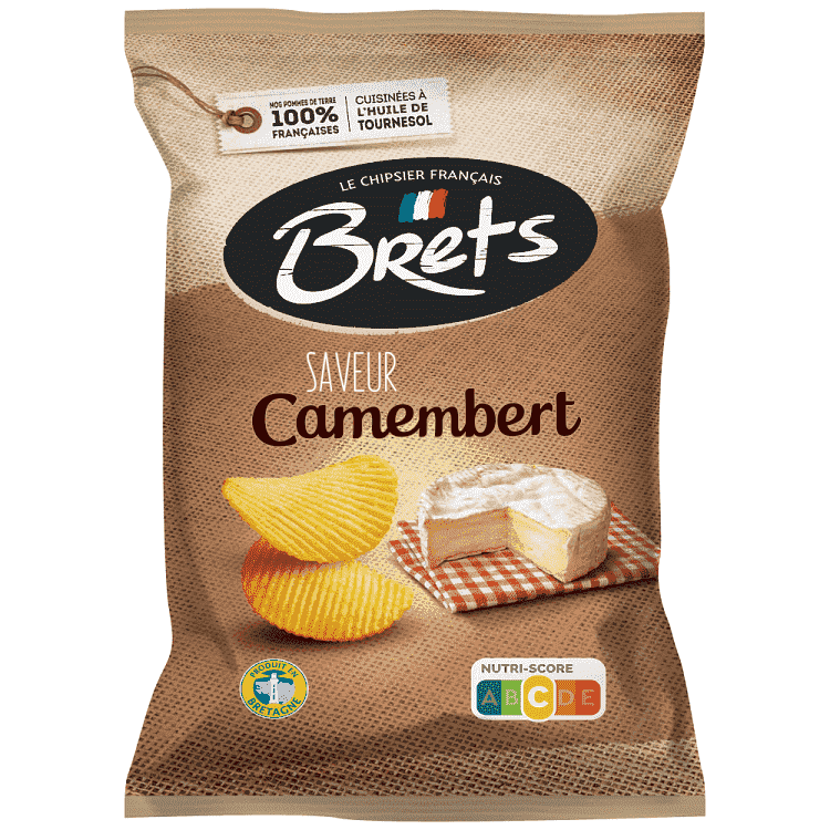 Brets Πατατάκια Με Τυρί Camembert 125gr