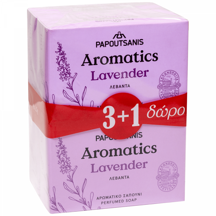 Aromatics In Box Lavender Σαπούνι 100gr 3+1 Δώρο