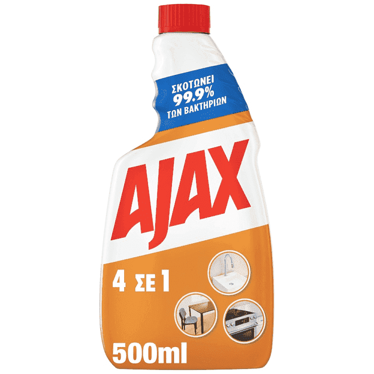 Ajax 4 ΣΕ 1 Καθαριστικό Spray Ανταλλακτικό 500ml